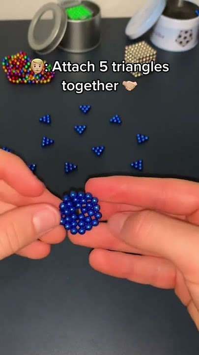 Make thousands of designs with your Magnetic Balls!