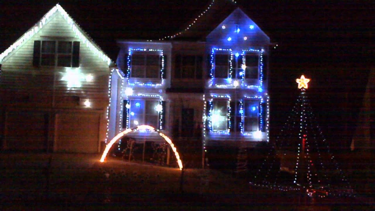 Tedesco 2011 Christmas Lights in Holly Springs NC O Holy Night YouTube