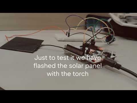 Demo of "Solar Health Monitoring" using F401RE IOT based monitoring and  Embedded Systems