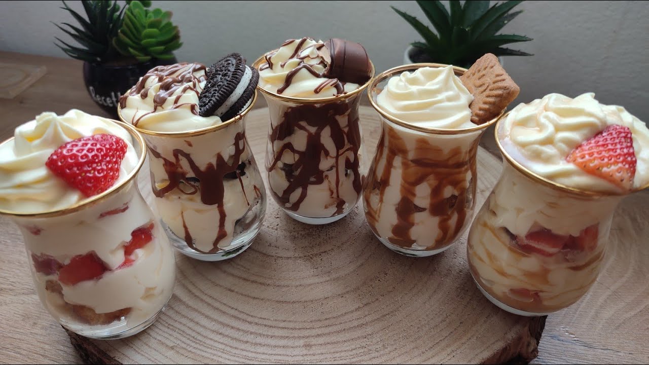 Tiramisu Cyril Lignac 5 idées de verrines avec une seule crème en 15 minutes #ramadan  #rapide