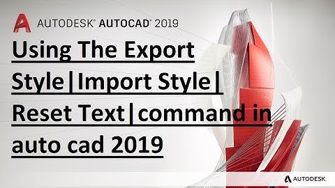 How To Export & Import Dimension Style in Auto Cad 2019