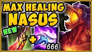 ONE Q = FULL HEALTH? WTF! DEATH'S DANCE NASUS IS 100% BUSTED! NASUS TOP SEASON 9! League of Legends