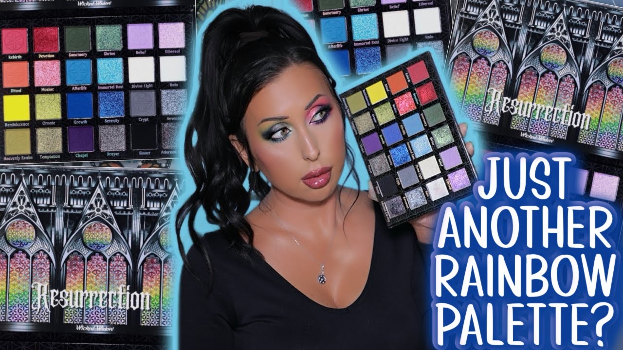 WICKED WIDOW BEAUTY RESURRECTION PALETTE | 2 LOOKS + SWATCHES