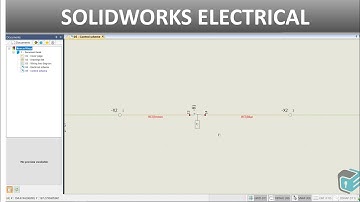 SOLIDWORKS Electrical - Adding Single Terminal Symbol and Associate Cable