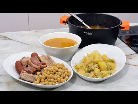 Cocido de garbanzos solo con carne de cerdo - Javier Romero