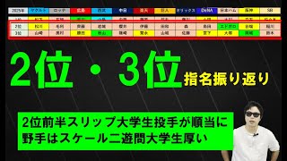 2025年ドラフト会議2位3位指名振り返り!立ち回りの難しさと面白さ!評価高い大学生投手が順当に!