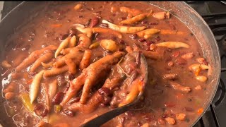 STEW PEAS with CHICKEN FOOT \/Step by Step DINNER RECIPE