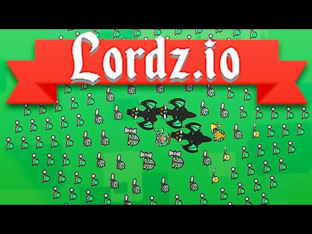 MASSIVE BATTLE! Giant Dragon Army vs Medieval CASTLES! (Lordz.io