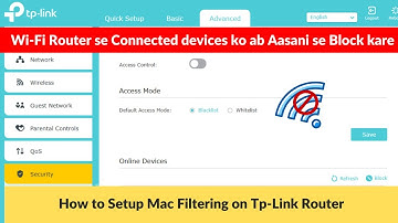 Block Wifi Users/How To Block Wifi Users/WiFi Users Ko Block Kaise Kare/Blacklist and Whitelist