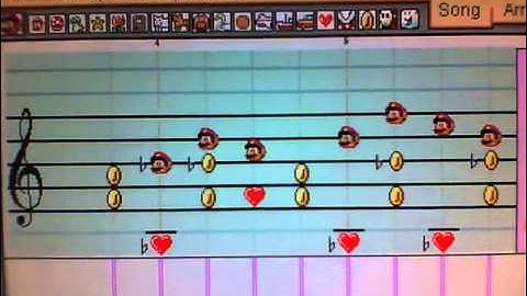 Pingu Intro on Mario Paint Composer