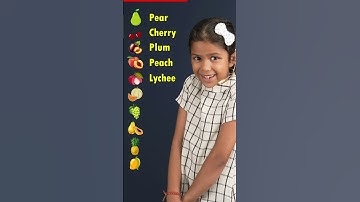 Names of Fruits in English 2 | Kids Videos for Kids | Adi Keshari | Adi Connection English #shorts