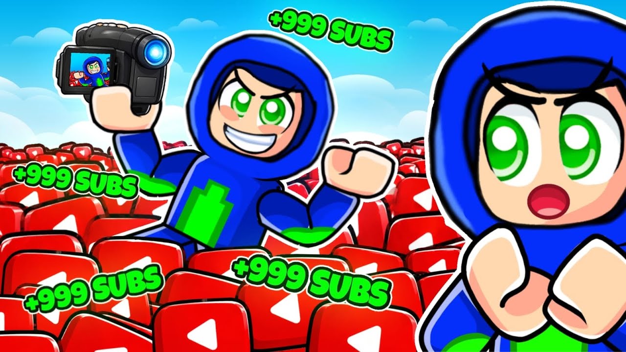 I BECAME THE BIGGEST YOUTUBER IN ROBLOX !!