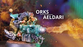 Orks vs Aeldari - A 10th Edition Warhammer 40k Battle Report