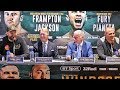 Tyson Fury vs Francesco Pianeta FINAL PRESS CONFERENCE | Frank Warren Boxing