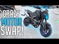 World's Fastest Kawasaki Z125! - They Shoved A 450cc Motor In It!