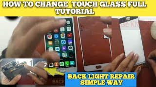 vivo lcd touch glass replacement | display touch glass change | mobile glass change tutorial