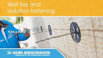 Wall ties and isolation fastening - Flex-5 plug