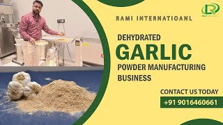 Dehydrated Garlic Powder Manufacturing Business🧄Garlic Dehydrating & Grinding Process🧄Garlic Powder