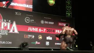 300lb+ Kai Greene Guest Posing at 2014 IFBB Amateur Olympia Prague!