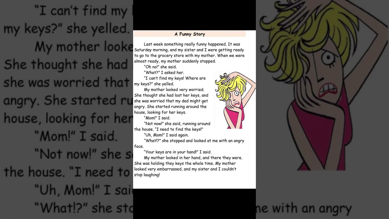 A Funny Story Learn English Through Reading