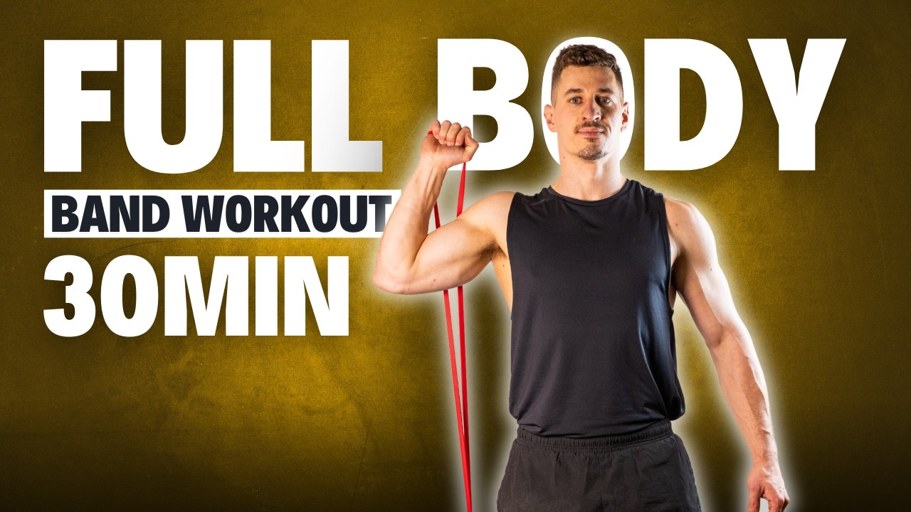 30 Min FULL BODY RESISTANCE BAND WORKOUT | Build Muscle | Follow Along