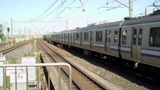 ＨＤ　Ｅ217系　幕張本郷通過