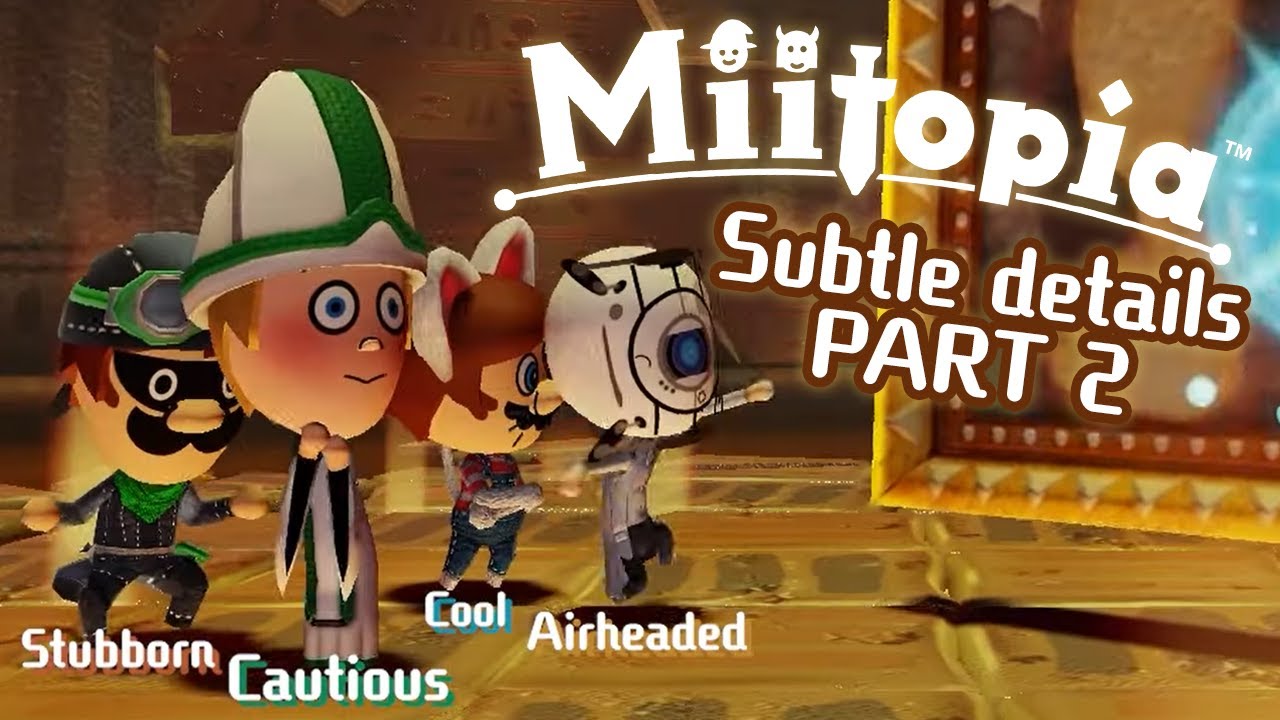 More subtle details in Miitopia that probably not everyone cares about