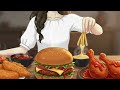 Mukbang ASMR Spicy Chicken & Loaded Burger 🔥 Extreme Eating Sounds