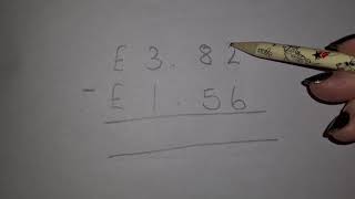 Subtracting Money Using The Column Method - Maths