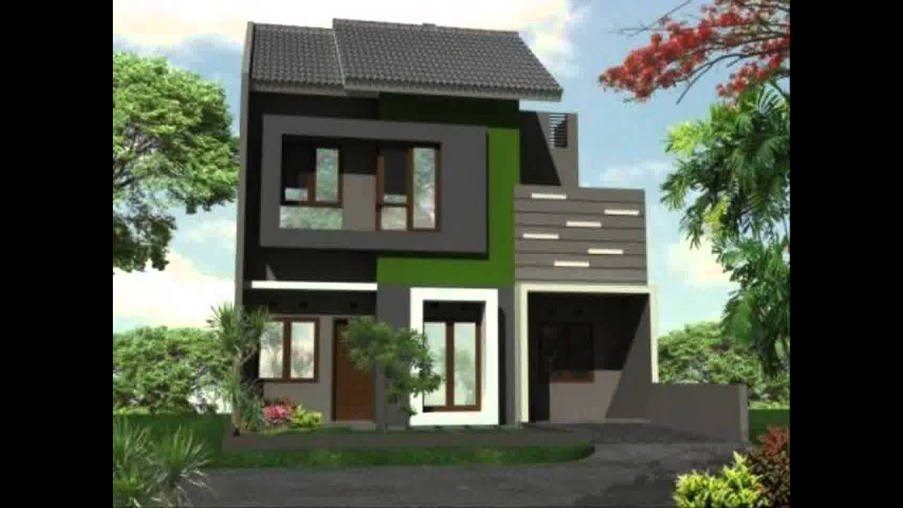 desain rumah  ruko minimalis  2 lantai  yg sedang trend saat 