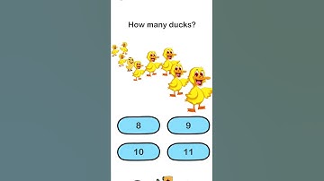 How Many ducks? #shorts #braintest