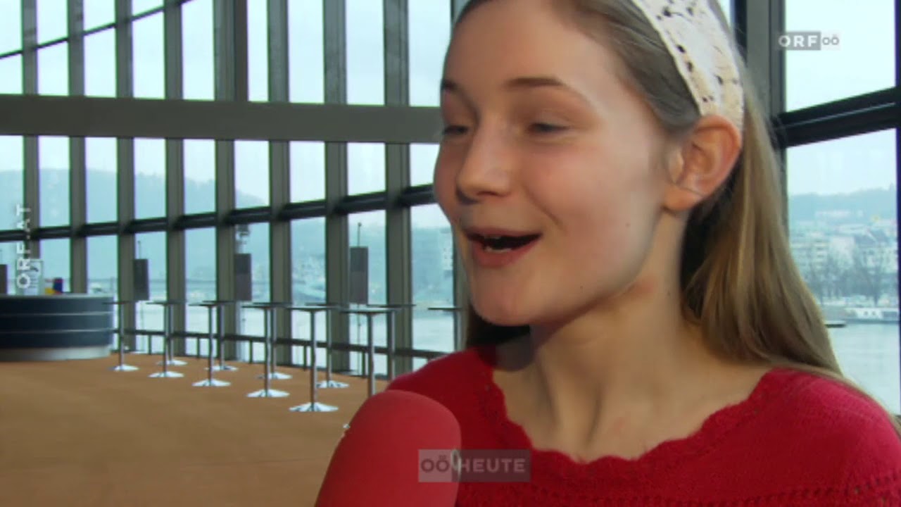 Debut von Alma Deutscher im Brucknerhaus - ORF OÖ - OÖ Heute, 17.02.2018