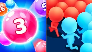 Satisfying Gameplay All Max Levels... Marble Run 3D vs Count Master 3D