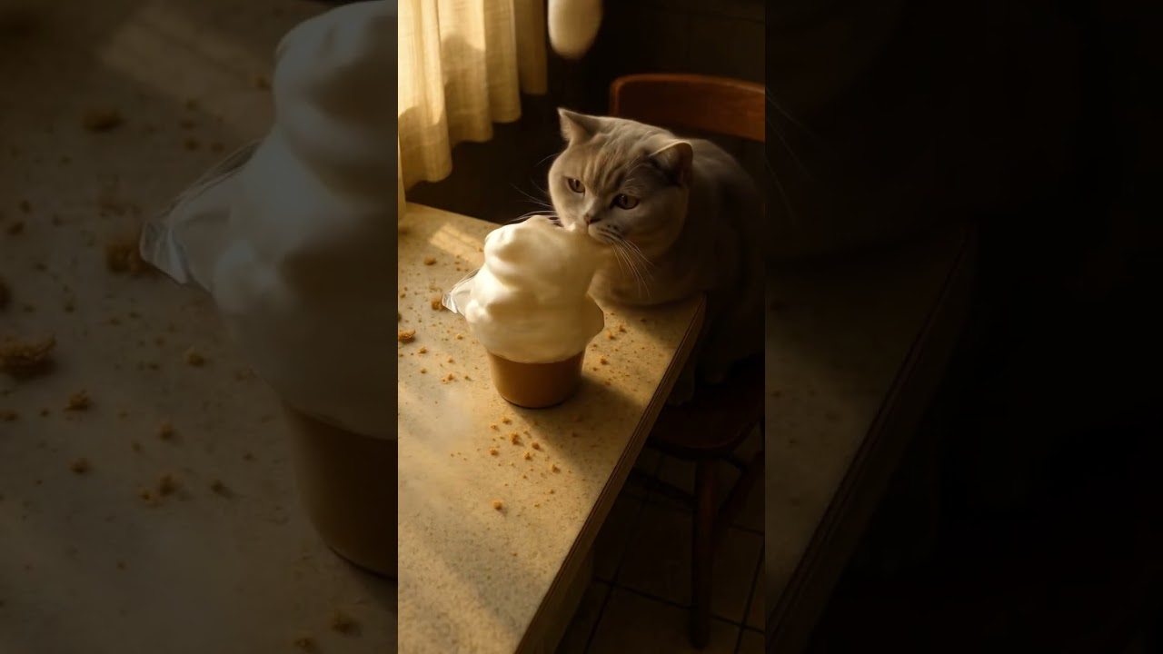 Fat Cat + Mouse + Peanut Butter = Sweet Chaos💥🍯