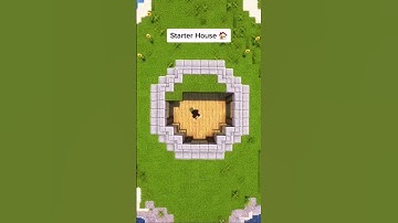 Minecraft Starter House Tutorial #shorts #minecraft #minecraftshorts #minecraftbuilding