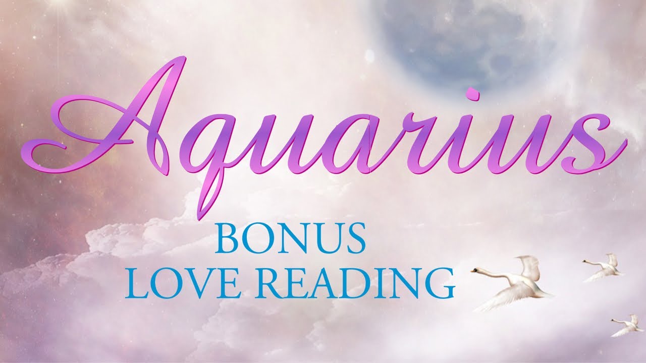 AQUARIUS love ♒️ There Is A Strong Bond Between The Two Of You, They Feel Like They Need To Talk