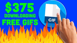 Get Paid $375 Per FREE GIF You Download!! (Make Money Online 2022)