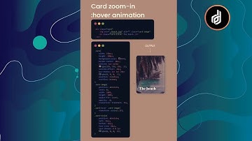 CSS CARD ZOOM-IN HOVER ANIMATION - css card with hover animation and mobile fallback