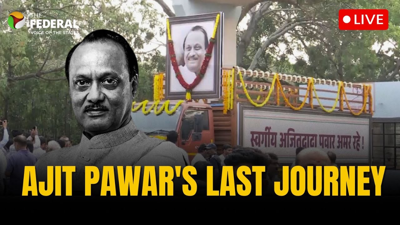 LIVE | Ajit Pawar laid to rest with full state honours in Baramati | The Federal