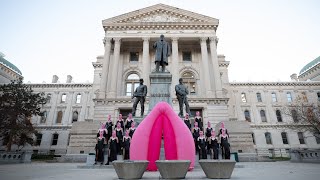 PUSSY RIOT STORMS INDIANA SUPREME COURT - GOD SAVE ABORTION (by Nadya Riot)