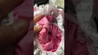 Sissy satin panties from anias poison vs Chinese reproduction!