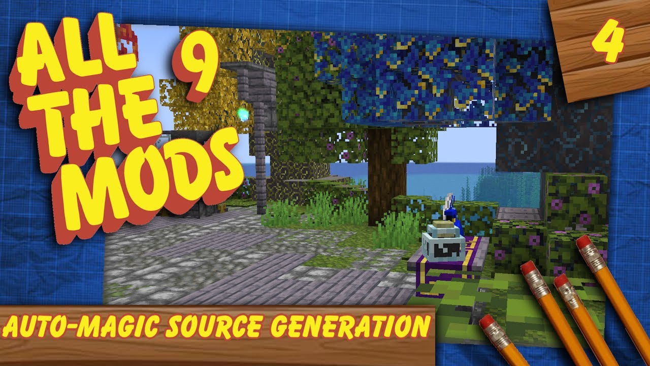 Auto-magic Source Generation - All the Mods 9 (#4) - YouTube