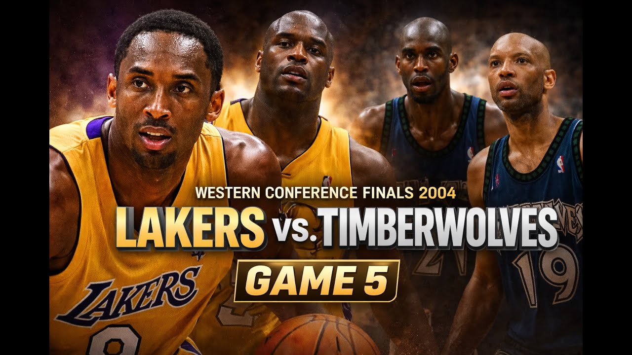 NBA WCF 2004 Los Angeles Lakers vs. Minnesota Timberwolves Game 5