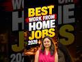 Top 8 Work From Home Jobs 2026 🔥 | Earn ₹30,000 to ₹1 Lakh/Month | Remote Jobs 2026 | WFH Jobs!
