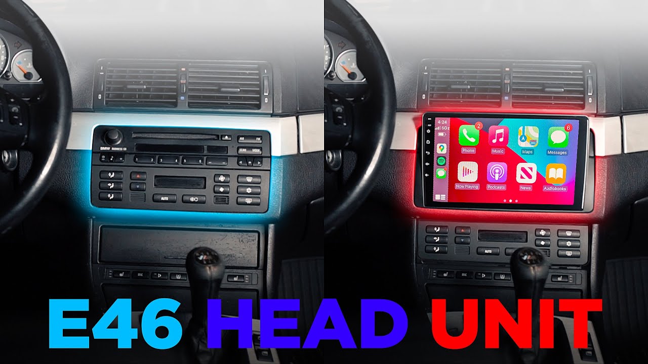 NEW E46 CARPLAY HEADUNIT Unboxing / Install / Features E46A12S