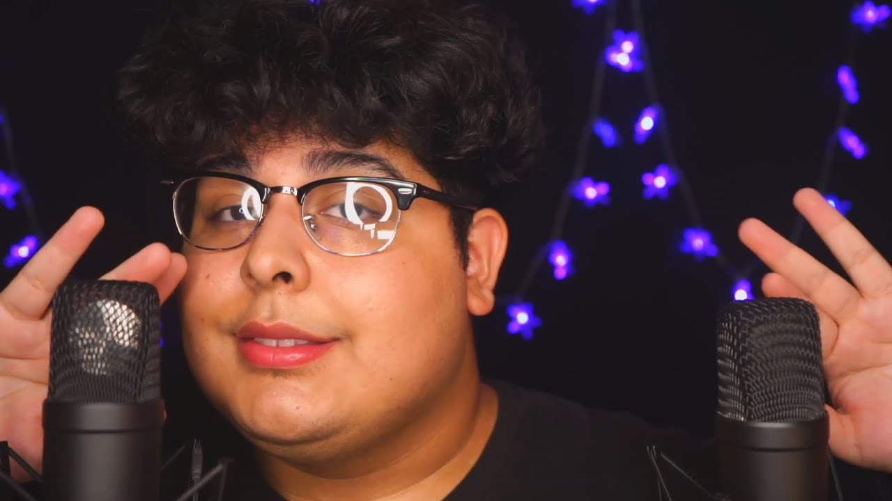 ASMR UPCLOSE EAR TO EAR WHISPERING, TAPPING, AND HAND SOUNDS TO HELP YOU SLEEP