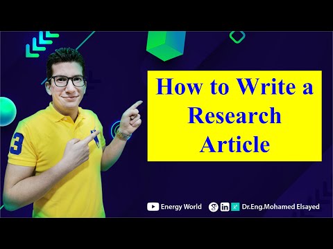 فيديو: كيفية كتابة مقال بشكل صحيح وكفاءة
