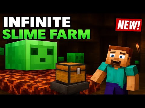 Build the Ultimate Infinite Slime Farm in 1.21! Minecraft Tutorial for Non-Stop Slime