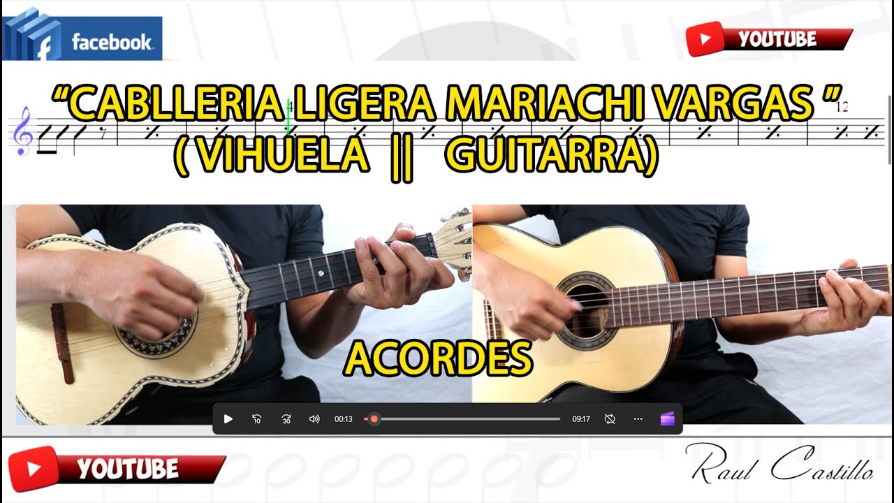 CABALLERIA LIGERA || VIHUELA || GUITARRA  || ACORDES