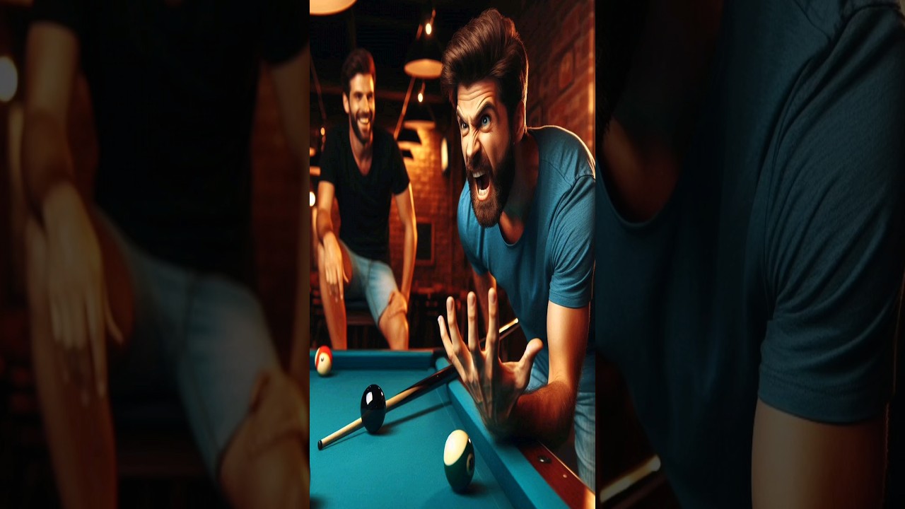 Image of video the Huge 8Ball Break and Runout 🔥💥 #billiards #billiardsgame #8ballpool 24